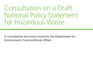 Environmental Protection: Hazardous Waste Consultation