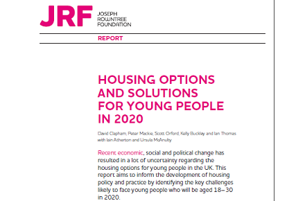 Housing: JRF – Looming housing crisis for over a million young people by 2020