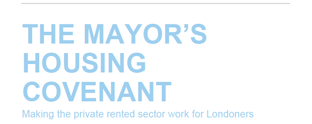 Housing: The Mayor’s Housing Covenant is published
