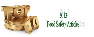 Top 10 Food Safety Articles 2013